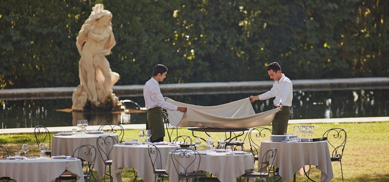 lunch under the Cyprus